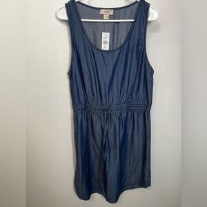 LOFT Denim Blue Sleeveless Top